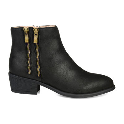 Journee Collection Womens Jayda Stacked Heel Booties