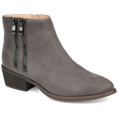 Journee Collection Womens Jayda Stacked Heel Booties