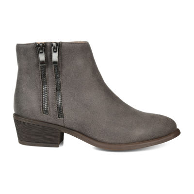Journee Collection Womens Jayda Stacked Heel Booties