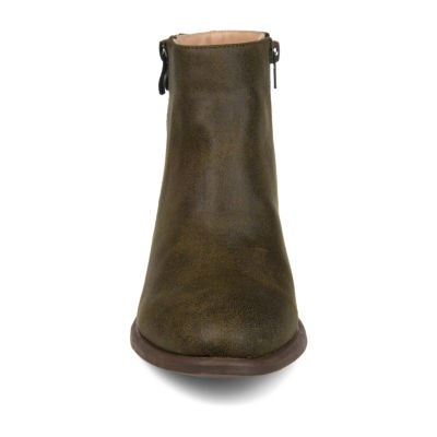 Journee Collection Womens Jayda Stacked Heel Booties