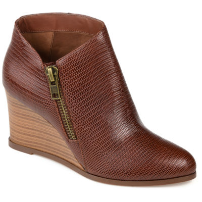 Journee collection wedge boots hotsell