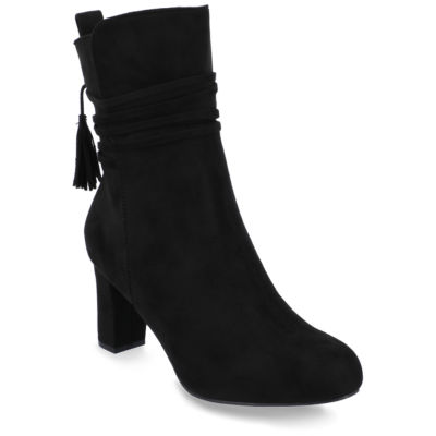 Journee Collection Womens Zuri Block Heel Booties