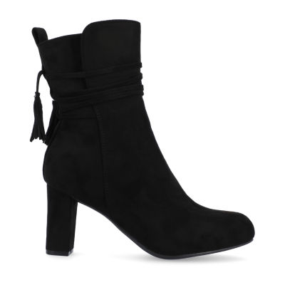 Journee Collection Womens Zuri Block Heel Booties