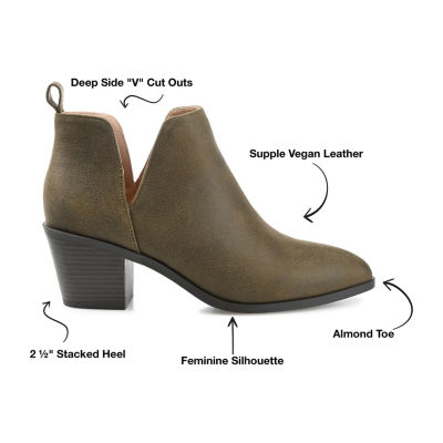 Journee Collection Womens Lola Stacked Heel Booties