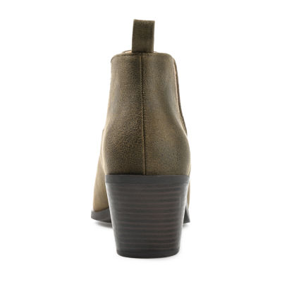 Journee Collection Womens Lola Stacked Heel Booties