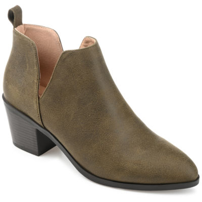 Journee Collection Womens Lola Stacked Heel Booties