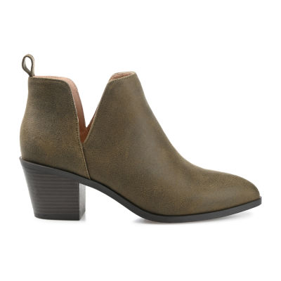Journee Collection Womens Lola Stacked Heel Booties
