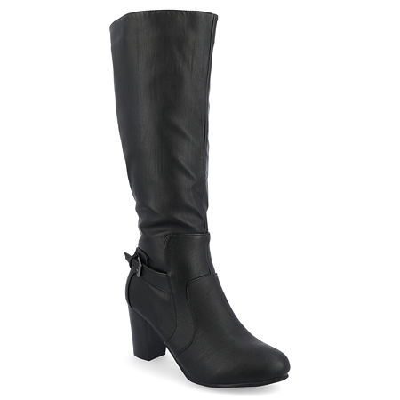 Journee Collection Womens Carver Boots, 9 Medium, Black