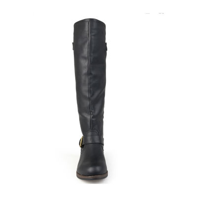 Journee Collection Womens Spokane Studded Riding Boots