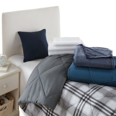 Home Expressions Reversible Plaid Comforter Bundle