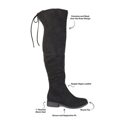 Journee Collection Womens Mount Wide Calf Over-the-Knee Boots