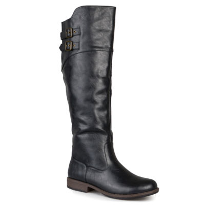 Journee Collection Tori DoubleBuckle KneeHigh Riding BootsJCPenney