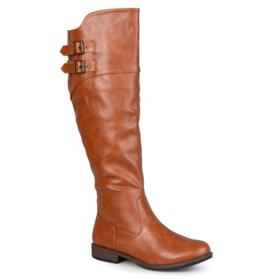 Journee Collection Tori DoubleBuckle KneeHigh Riding BootsJCPenney