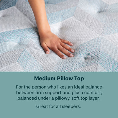BeautySleep Dream Weaver 14.25" Medium Pillow Top - Mattress + Adjustable Base