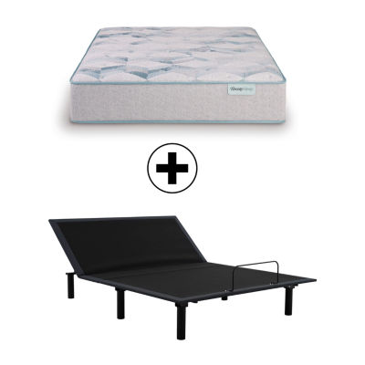BeautySleep Dream Weaver 13.75" Plush Tight Top - Mattress + Adjustable Base
