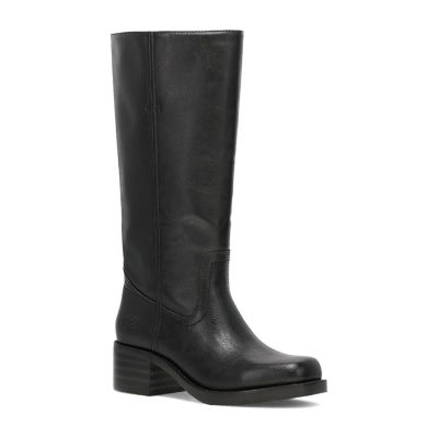 Frye and Co. Womens Miranda Stacked Heel Riding Boots
