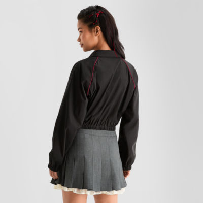 Joaquina for JCPenney Womens Juniors Lightweight Logo Utility Jacket