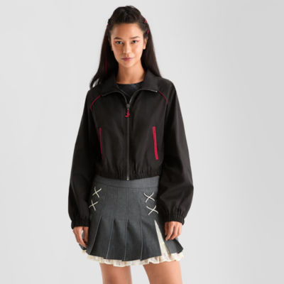 Joaquina for JCPenney Womens Juniors Lightweight Logo Utility Jacket