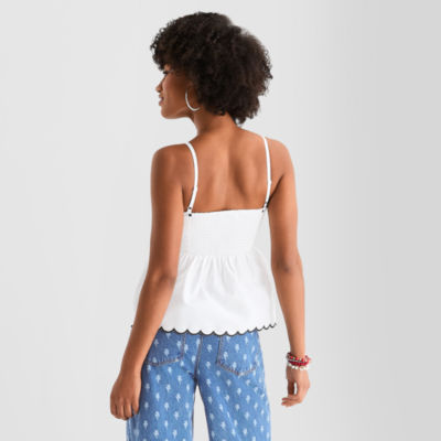 Joaquina for JCPenney Womens-Juniors Square Neck Tank Top