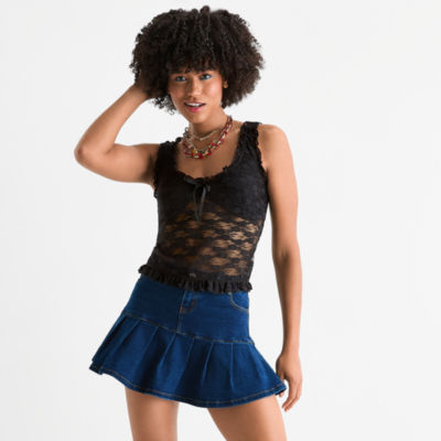 Joaquina for JCPenney Womens-Juniors V Neck Tank Top