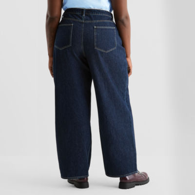 Joaquina for JCPenney Womens Juniors Plus Low Rise Jean
