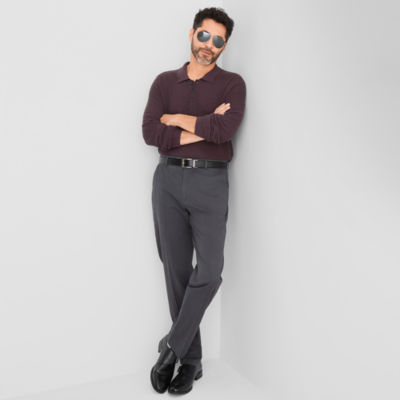 Stafford Mens Long Sleeve Pullover Sweater