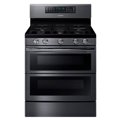 Samsung 5.8 cu. ft. Smart Wi-Fi Enabled Flex Duo™ With Dual Door Freestanding Gas Range