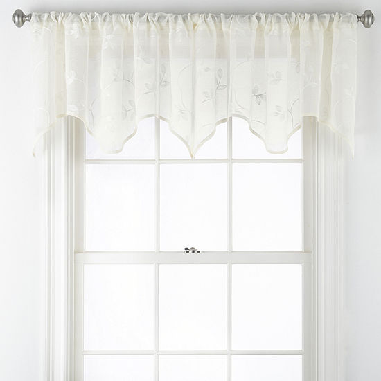 Regal Home Meadow Rod Pocket Tailored Valance