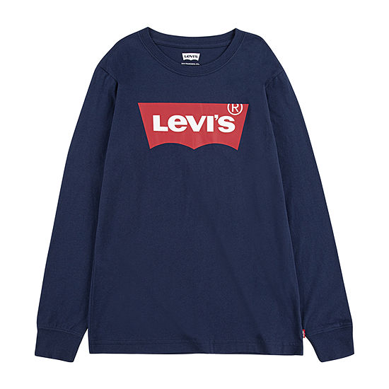 Levi's Toddler Boys Round Neck Long Sleeve T-Shirt