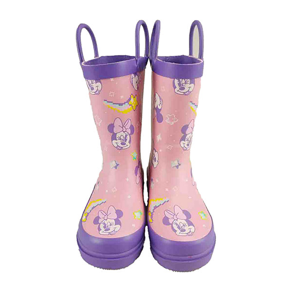 Disney Collection Little Kid/Big Kid Girls Minnie Mouse Rain Boots