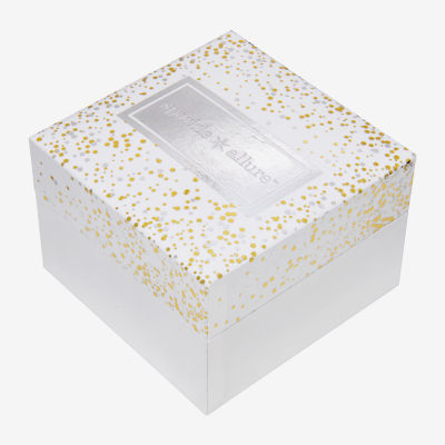 Sparkle Allure Womens Crystal 24K Gold Over Brass 20mm Hoop Earrings