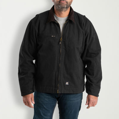 Berne Highland Washed Gasoline Big and Tall Mens Heavyweight Work Jacket