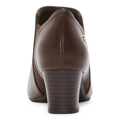 east 5th Womens Rutter Stacked Heel Booties