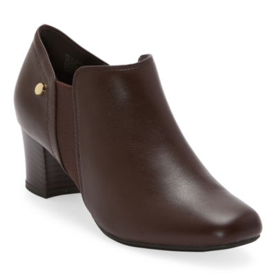 east 5th Womens Rutter Stacked Heel Booties