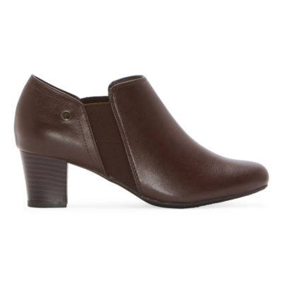 east 5th Womens Rutter Stacked Heel Booties