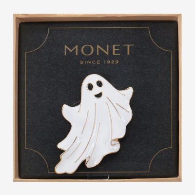 Monet Jewelry Ghost Glass Pin