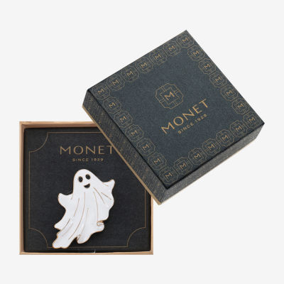 Monet Jewelry Ghost Glass Pin