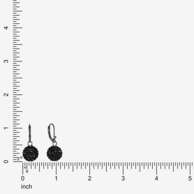 Monet Jewelry Womens Glass Round Drop Earrings