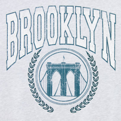 Juniors Brooklyn Ny Womens Crew Neck Long Sleeve Sweatshirt