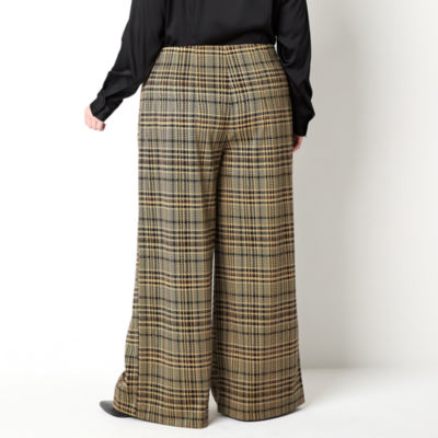 Worthington Plus Womens Wide Leg Pant