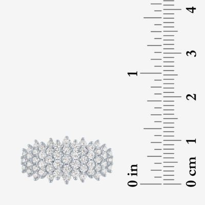 G-H / Si2-I1) / CT. T.W. Lab Grown White Diamond 10K Gold Cluster Band