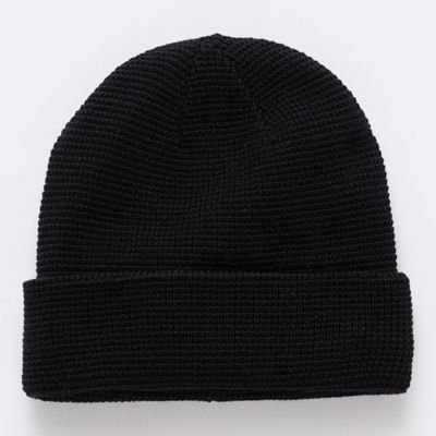 St. John's Bay Waffle Knit Cut Mens Beanie