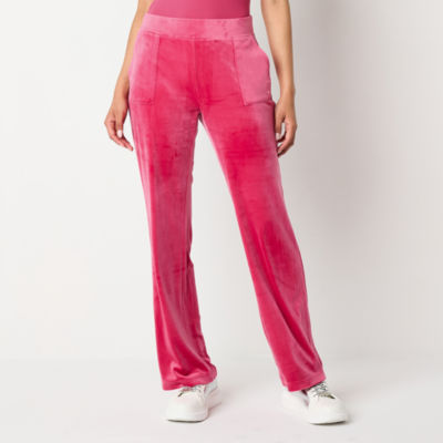 Juicy By Juicy Couture Womens Mid Rise Tapered Track Pant-Juniors