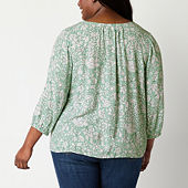 Plus Size Blouses for Women JCPenney