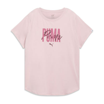 PUMA Live Collection Plus Womens Crew Neck Short Sleeve Graphic T-Shirt