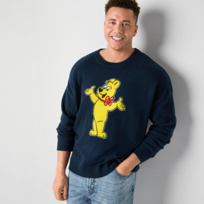 JCPenney x HARIBO Mens Big and Tall Crew Neck Long Sleeve Pullover Sweater