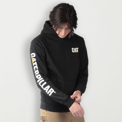 CAT Trademark Banner Mens Long Sleeve Hoodie