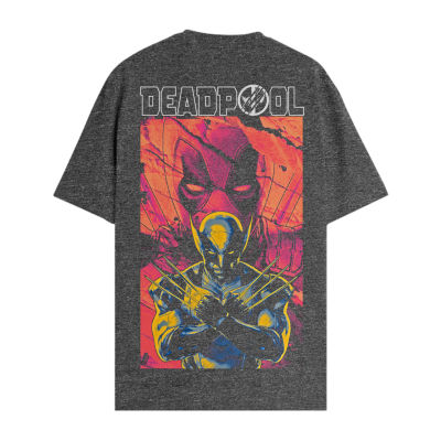 Mens Short Sleeve Deadpool Graphic T-Shirt