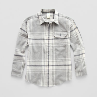 Thereabouts Little & Big Boys Long Sleeve Flannel Shirt