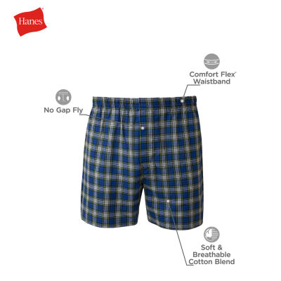 Hanes Fresh Iq Comfortflex\N Bonus Pack Mens 5 Pack Boxers J838t5